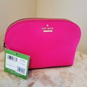 Kate Spade New York Small Abalene Cosmetic/Accessory Bag – Pink Confetti (NWT)